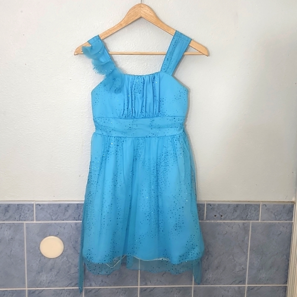 Sparkly blue dress